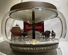 Vintage Budweiser World Champion Clydesdale Team Parade Carousel Globe