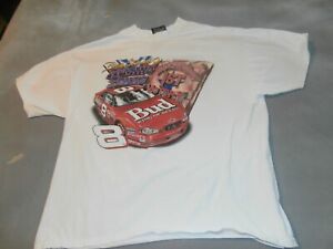 2000 Dale Earnhardt Jr Nascar Men's XL Shirt #8 Texas First Win Budweiser + 29