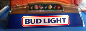 VINTAGE BUD LIGHT HANGING POOL TABLE LIGHT 40