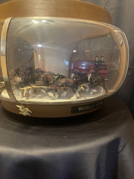 WORKS Vintage Original Budweiser Clydesdale Parade Hanging Carousel Light