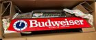 Budweiser Clydesdale Pool Table Light 160-052 With Clock New In Original Box