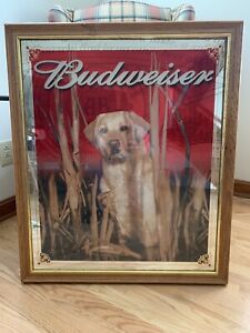 Budweiser Yellow Lab Mirror