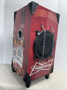 RARE - Budweiser Bluetooth Block Rocker Speaker Amp PA Loudspeaker System