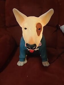 1986 BUD LIGHT SPUDS MACKENZIE BLOW MOLD LIGHT UP BACK BAR DISPLAY SIGN