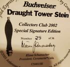 2001 Budweiser Drought Tower Stein Special Signature Edition 25 of 36 (CS461SE)