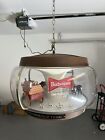 Vintage Budweiser Carousel Clydesdale Parade Hanging Lamp Light Works!