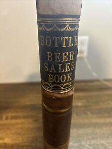 1899 J.B.B. Co. Brewing Bottled Beer Sales Book Rare PrePro Busch Budweiser Ties