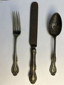 1877-1900 Faust Beer Restaurant Oyster House Flatware StLouis Anheuser Budweiser