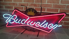 Vintage Budweiser Beer Bowtie Neon Sign  30