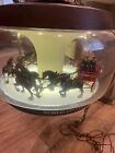 Vintage Budweiser Carousel Clydesdale Parade Hanging Lamp Light