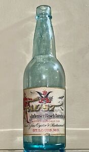 FAUST BEER BOTTLE ANHEUSER BUSCH,  ST. LOUIS, MO., Faust Restaurant Budweiser