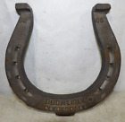 Vintage 1983 Budweiser Beer Clydesdale 50th Anniversary Horseshoe Display