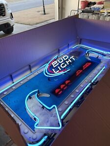 Rare Bud Light Neon Sign With Scrolling Programmable Marquee Brand New In Box