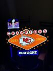 Kansas Chiefs Super Bowl Neon.    The Lights Around The Sign Flash