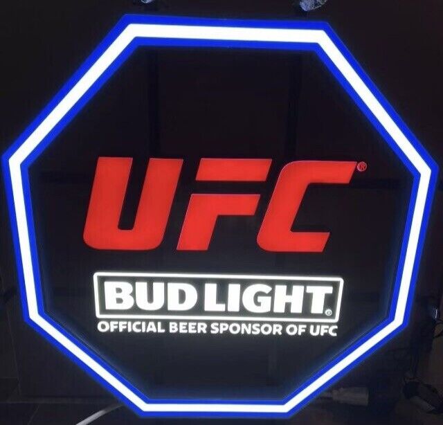 Bud Light UFC MMA Octagon LED Sign