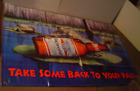 Vintage Original 1995 Budweiser Frogs Banner 45