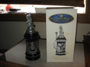 2007 Budweiser Members Only Crystal Beer Stein Tribute To Brewing Mint In Box