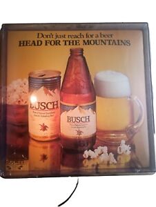 Vintage Busch Beer Bar Lighted Sign 