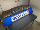 Vintage 1983 Budweiser Bud Light Beer Pool Billiards Table Light Cue Budwieser