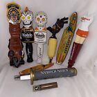 Mostly New Lot Of 9 Tap Handles Modelo Budweiser Hooters Coors Bull Rider