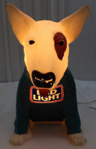 Anheuser Busch Bud Light Spuds Mackenzie Blow Mold Bar Lamp 1988