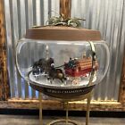 Vintage Budweiser Lighted World Champion Clydesdale Team Parade Carousel Globe