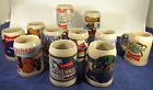 VINTAGE LOT OF 11 BUDWEISER STATE STEIN MUGS 1991 HANDCRAFTED W GERMANY