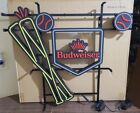 NEW Budweiser Beer Bar Baseball Sequencing Motion LED Light Sign