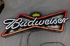 Budweiser Crown Opti Bowtie Neon LED Beer Bar Light Sign