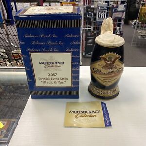 Anheuser Busch 2007 Special Event “Black & Tan” Stein CS689 (signed)