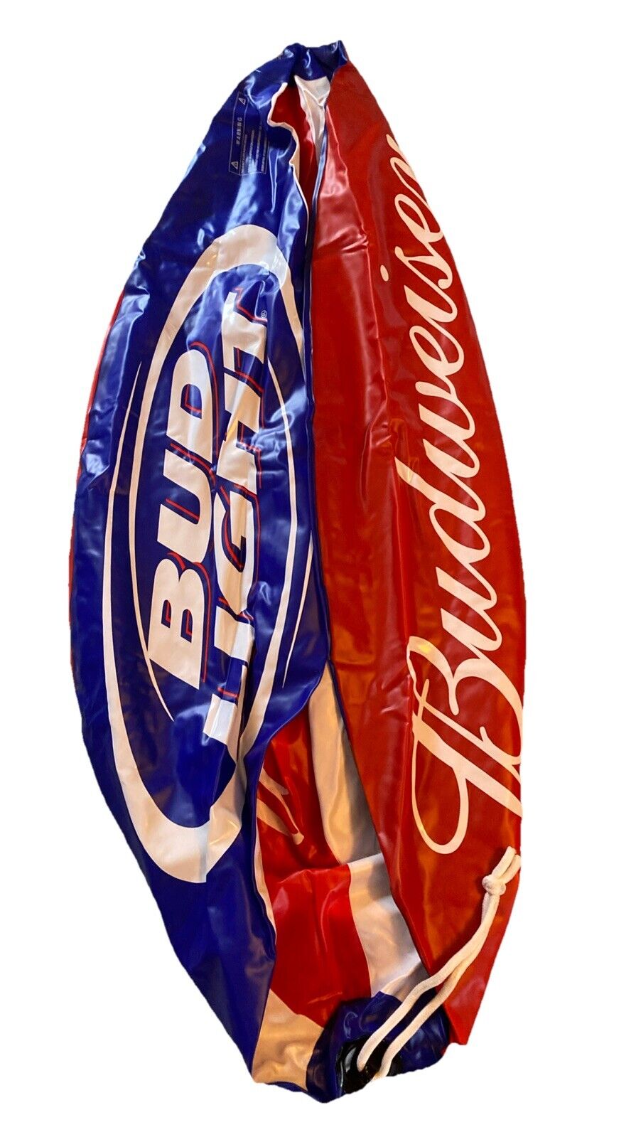 RARE 64” Deflated Budweiser Bud Light Beach Ball Family w/Rope Sevylor No Box!!