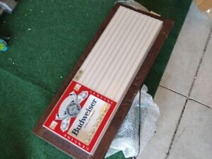 Vtg.  BUDWEISER 1979 King of BEERs Clydesdale Plastic Wall Hang Menu Board NOS