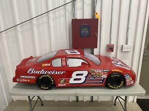 BUDWEISER DALE EARNHARDT JR. #8 WHEELS ROLL- 5’+ STORE DISPLAY CAR 2005