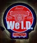 BUDWEISER BEER WE ID COUNTDOWN CLOCK LIGHT UP LED SIGN GAME ROOM MAN CAVE PUB