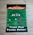 1997 New York Jets Budweiser Vintage Anheuser Busch Banner, Advertisement