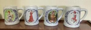 1977 CS 10 BUDWEISER BUD GIRLS 4 STEINS  CERAMARTE