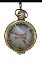 Vintage Budweiser Beer Lighted Advertising Pocket Watch Clock Sign, 2 Sided