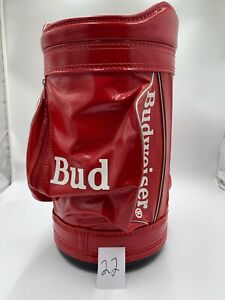 Vintage Collectible Budweiser Mini Golf Bag Trashcan