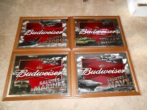 Budweiser Salutes Air Force, Army, Marines, Navy Mirrors - 2006