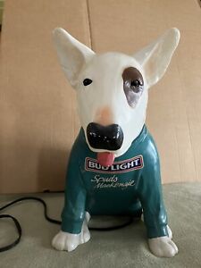 1986 Anheuser Busch Bud Light Spuds Mackenzie Blow Mold Bar Lamp