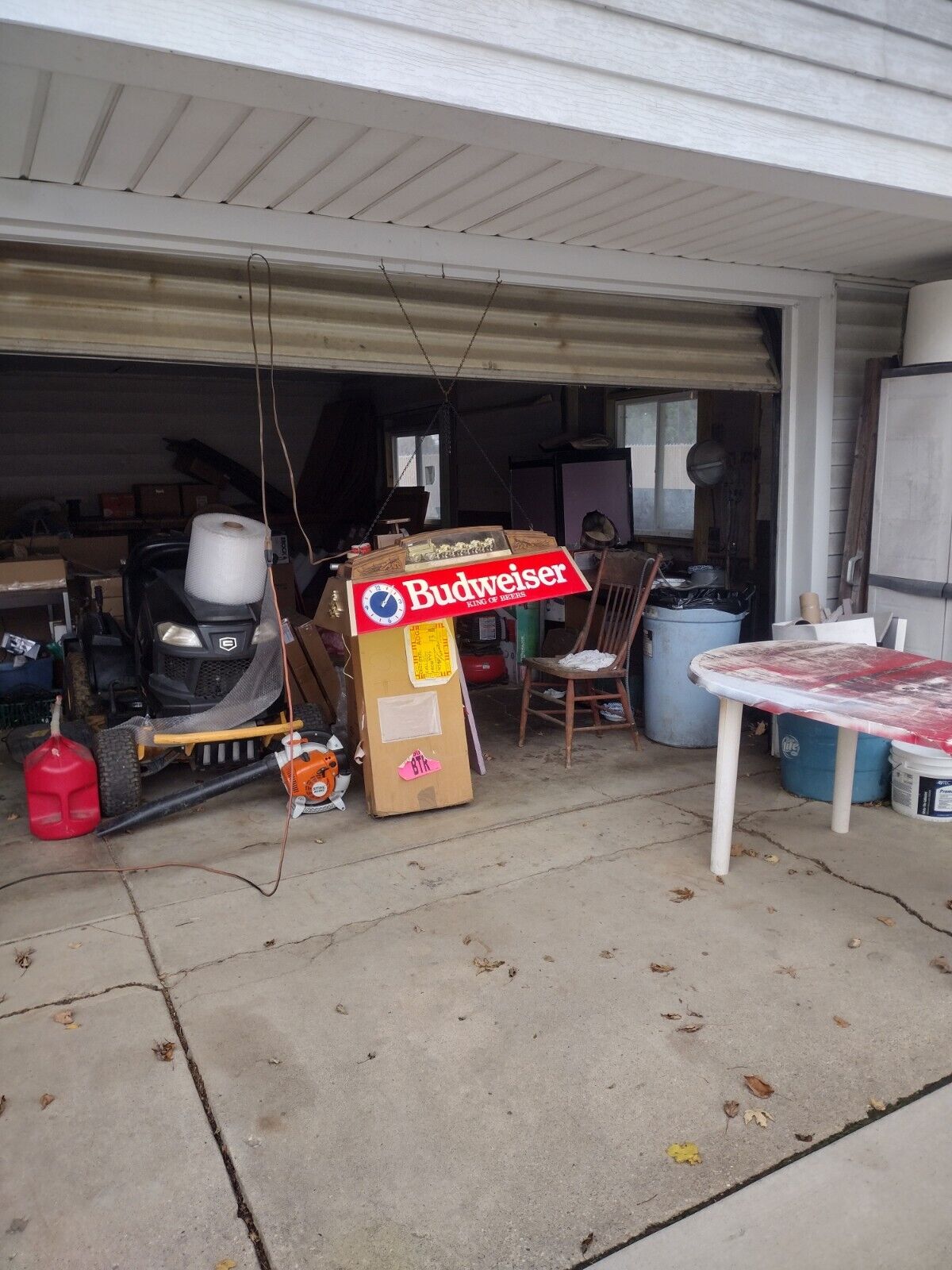 BUDWEISER Beer Sign Lighted Clydesdales Horse Team Pool Table Bar Light W/ Clock