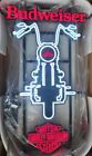 ? New Budweiser Harley Davidson Motorcycle Beer Bar Sign Light Led Neo Neon Bud