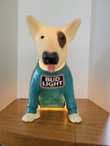 Spuds Mackenzie Bud Light Beer Bar Light up Lamp Bull Terrier Dog Budweiser  new