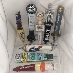 Mostly New Lot Of 8 Tap Handles Modelo Budweiser Hooters Modelo