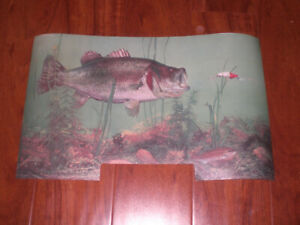 BUDWEISER BEER SIGN INSERT - FISHING - 19