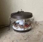 Vintage Budweiser World Champion Clydesdale Team Parade Carousel Globe READ