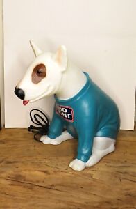 Spuds Mackenzie Bud Light Beer Bar Lamp Dog Blow Mold Budweiser With Bud T-Shirt