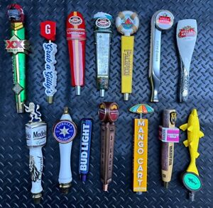 Beer Tap Lot, Pacifico, Modelo, Stella, Kona, Belching Beaver, 14 Rare Taps!