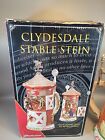 Budweiser Clydesdale Stable Stein With Opening Doors To Stable Limited Edition