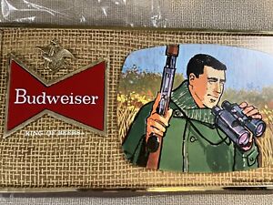 1969 Budweiser Vintage Hunting Sign *RARE* Mint Condition